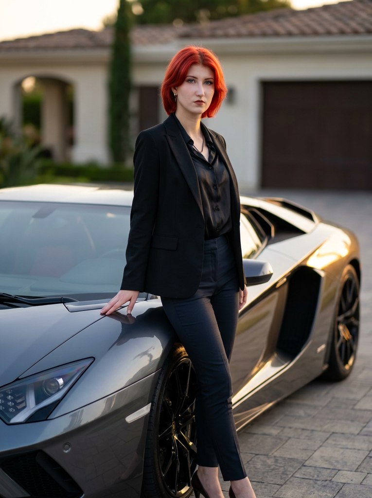 Фото на фоне Lamborghini с помощью нейросети — создайте уникальные снимки — пример результата