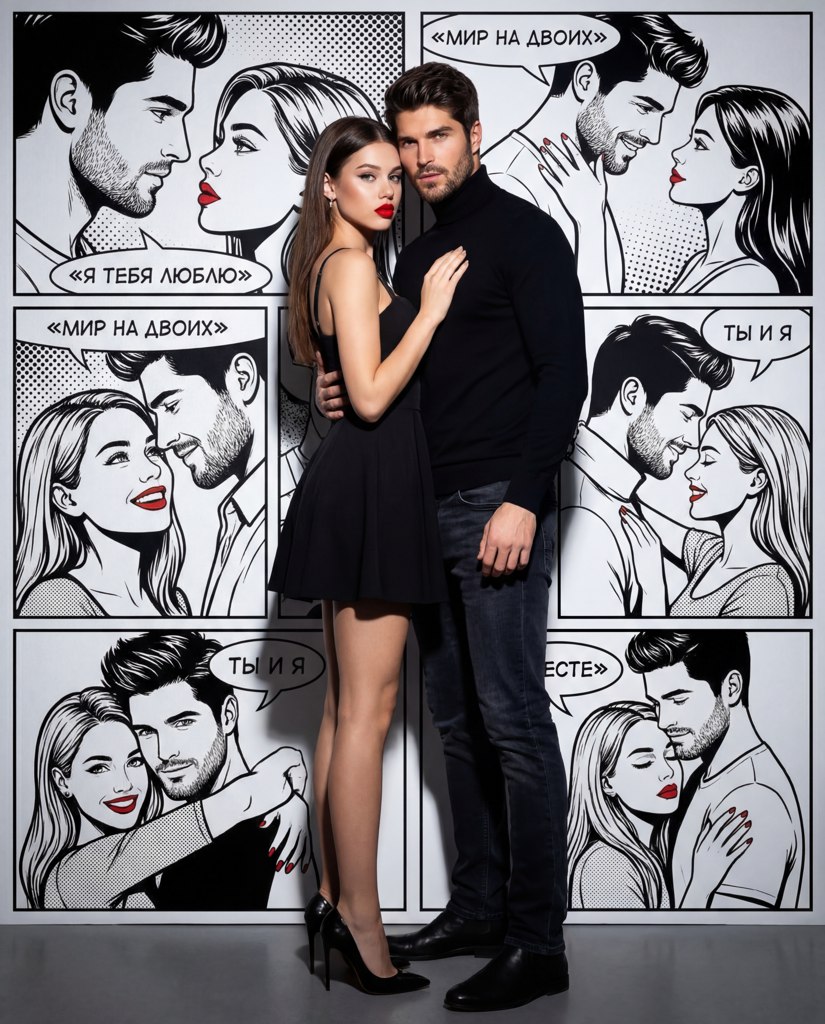 Комиксы по фото онлайн: легко и быстро на русском — пример результата